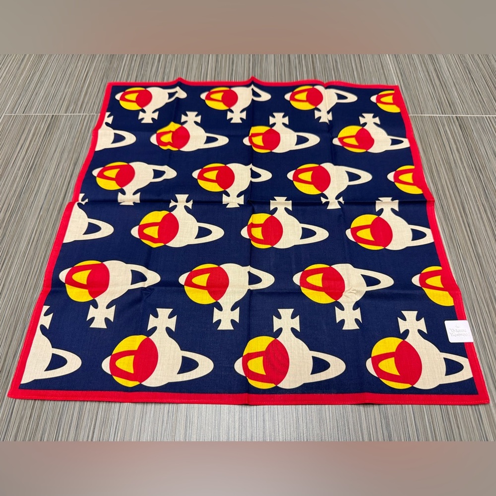 Vivienne Westwood scarf handkerchief bandana multi-purpose Japan Exclusive - Picture 1 of 6
